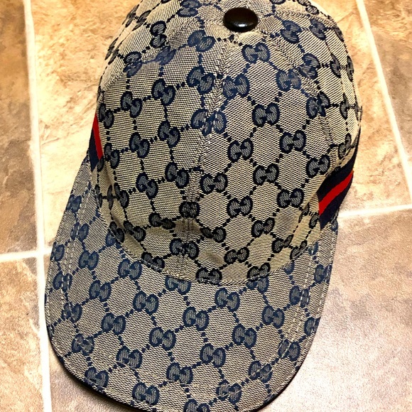Gucci Other - GUCCI Canvas Baseball Hat Men’s Size M